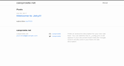 Desktop Screenshot of caioproiete.net