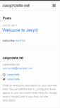 Mobile Screenshot of caioproiete.net