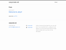 Tablet Screenshot of caioproiete.net